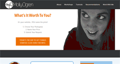 Desktop Screenshot of mollyogren.com